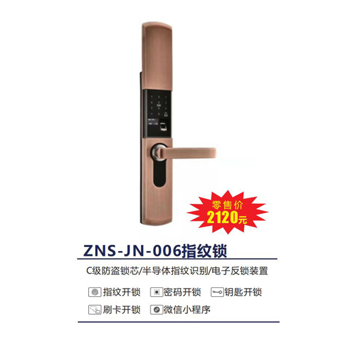 ZNS-JN-006指纹锁